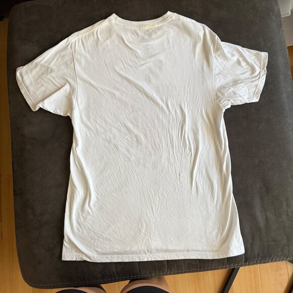 Eight Brand White T-Shirt With Rose Graphic "Have A Nice Day" Print Large - Picture 4 of 5